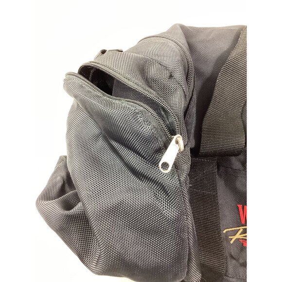 Winston Racing Team Logo Black Duffel Bag*Zipper Side Pockets*Nylon 26” long - Picture 3 of 6